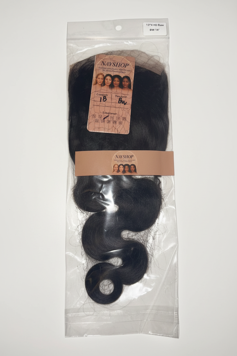 Lace frontal emballée avec fond amélioré