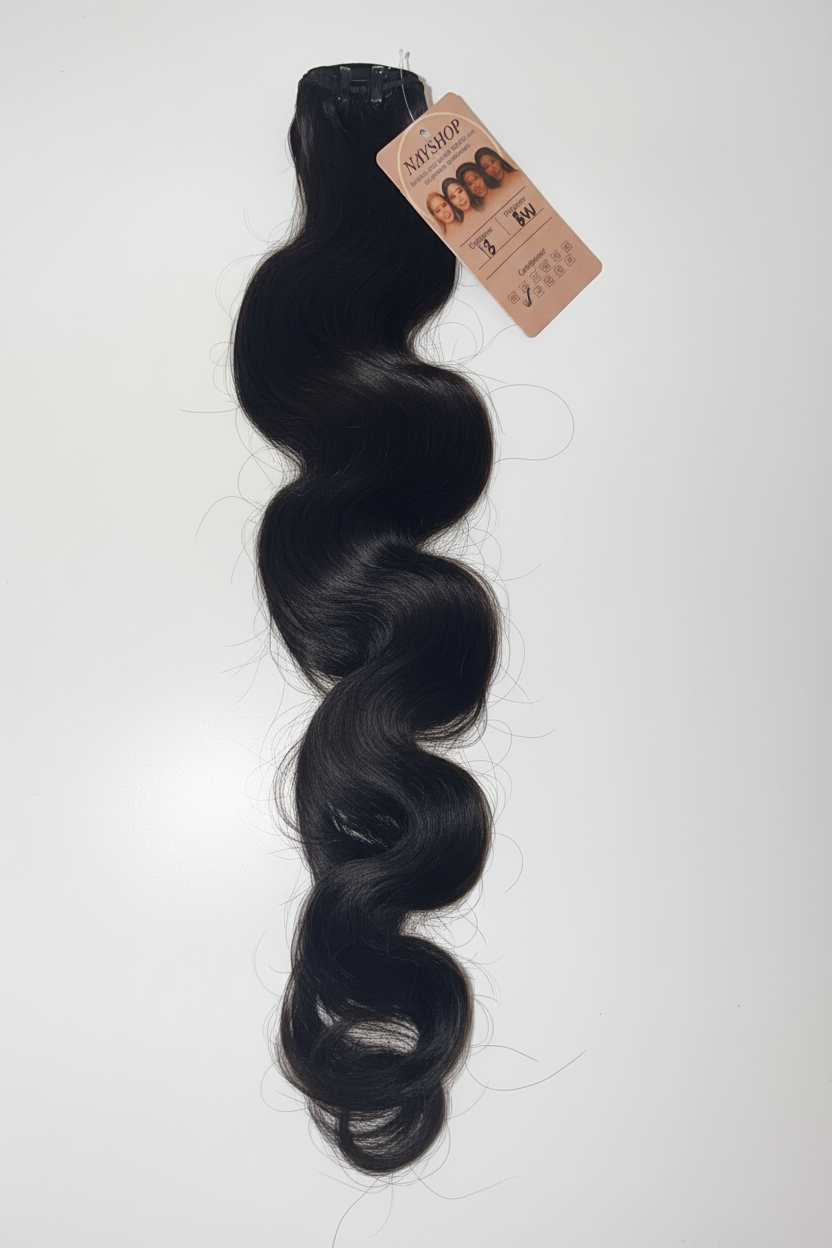 Mèche body wave nettoyée
